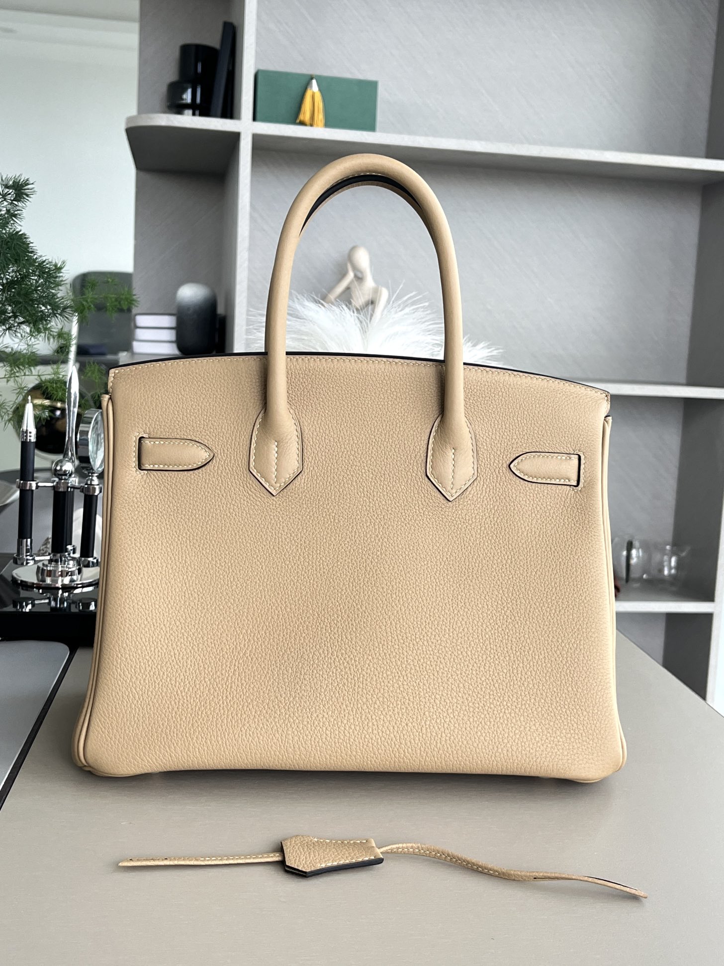 birkin30 马尔法米色togo 金扣，一级手工缝制