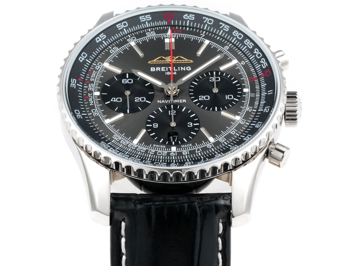 百年灵 Navitimer 腕表皮带,男,手表 3