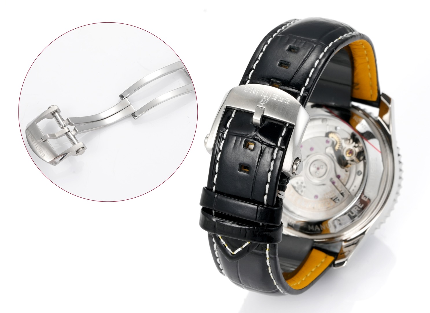 百年灵 Navitimer 腕表皮带,男,手表 8