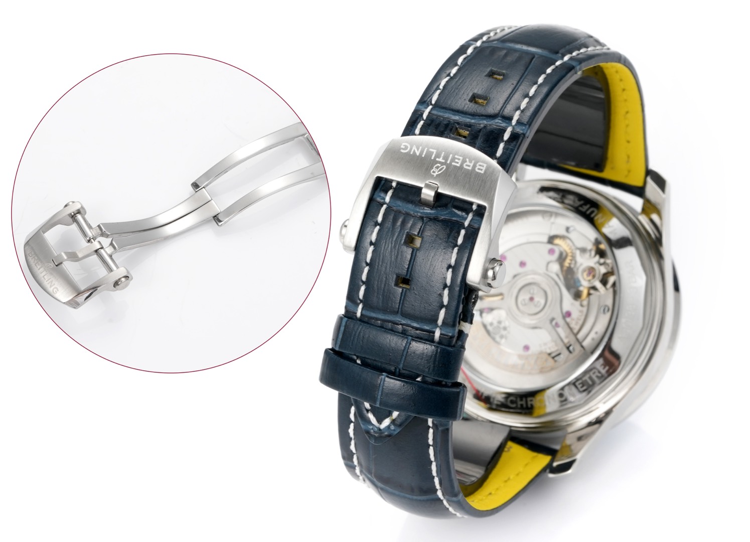 百年灵 Navitimer 腕表皮带,男,手表 8