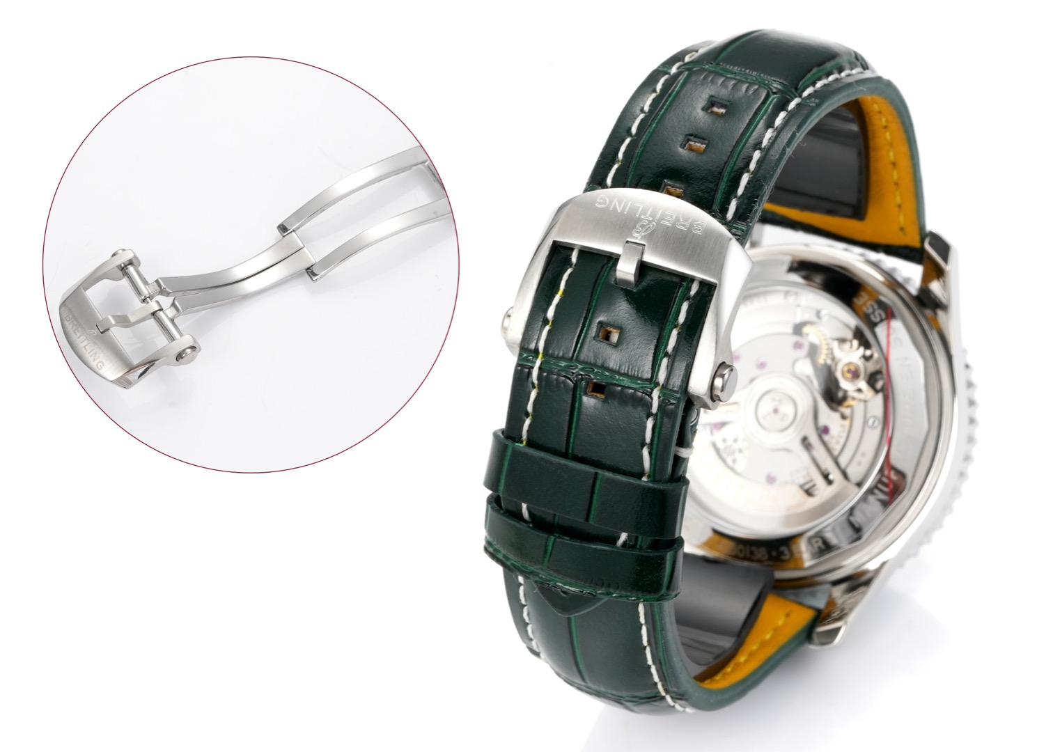 百年灵 Navitimer 机械腕表皮带,男,手表 8