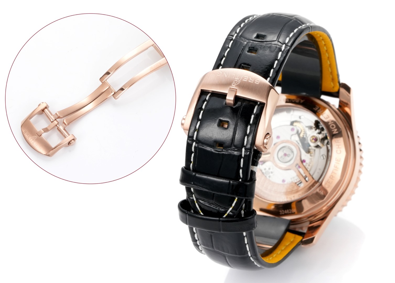 百年灵 Navitimer 腕表皮带,男,手表 8