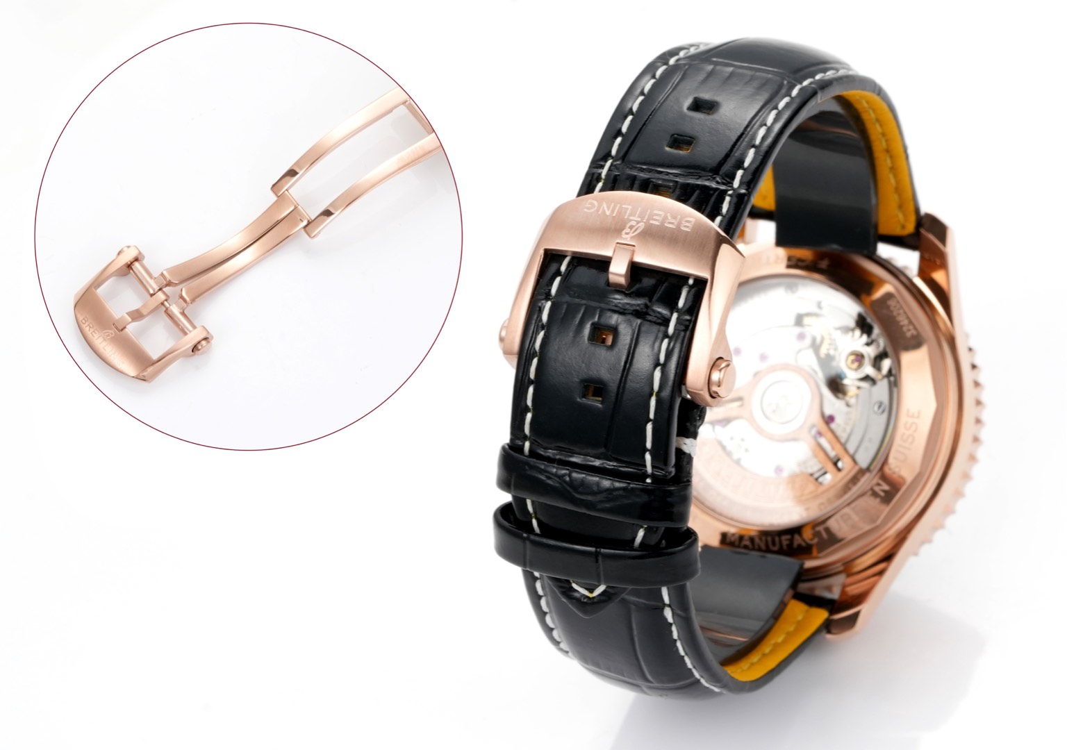 百年灵 Navitimer 腕表皮带,男,手表 8