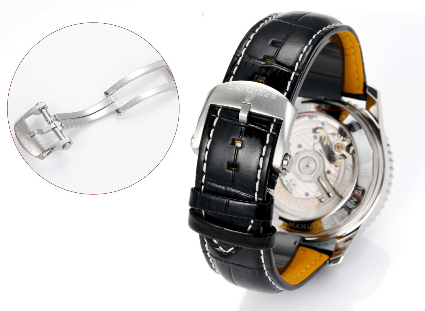 百年灵 Navitimer 腕表皮带,男,手表 8