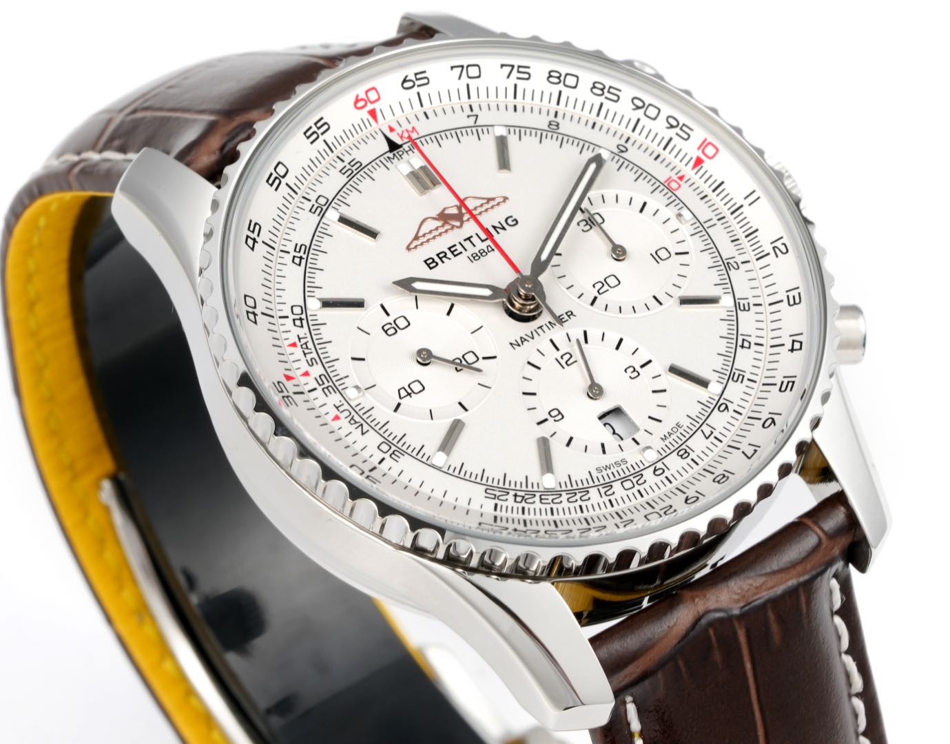 百年灵 Navitimer 腕表皮带,男,手表 5