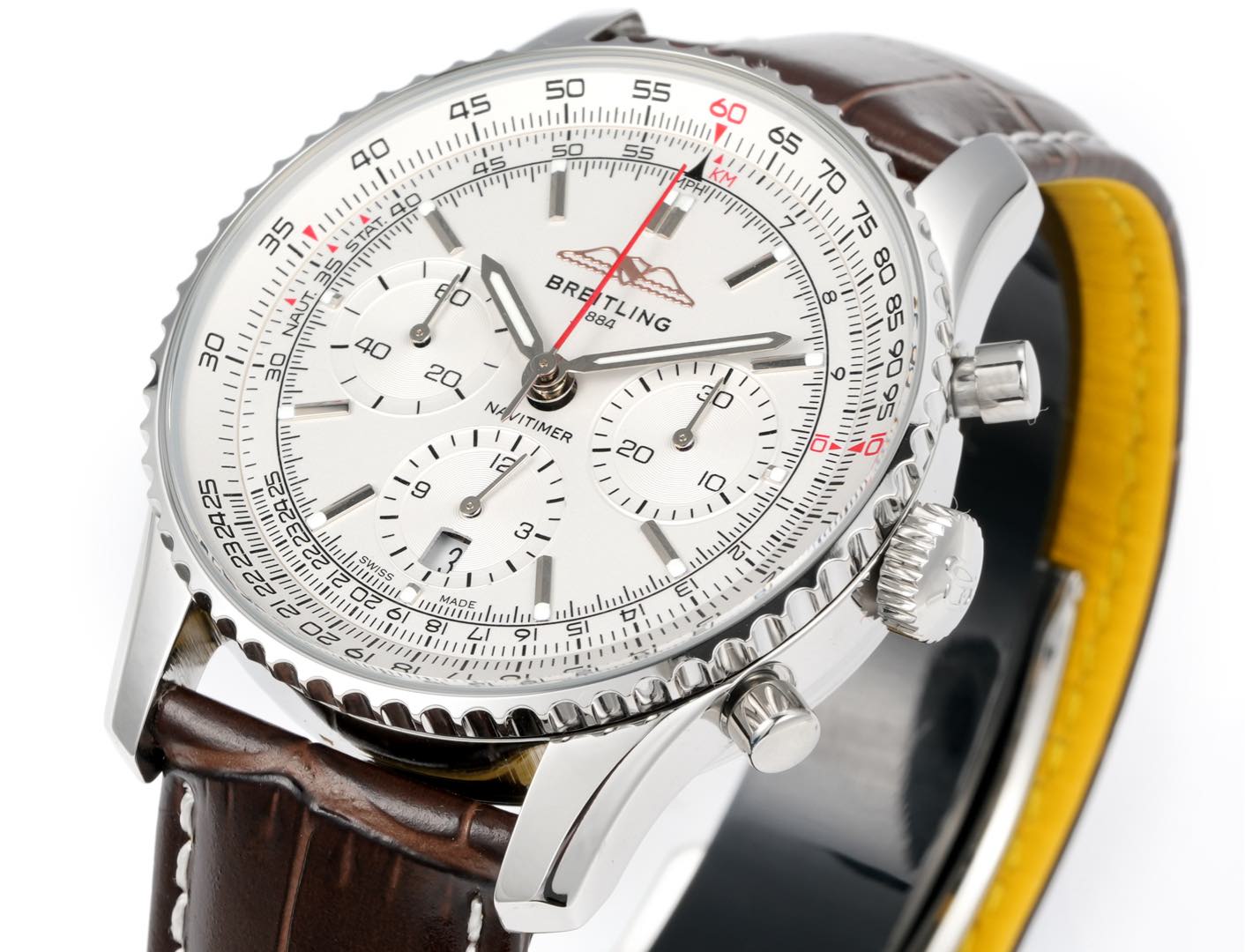 百年灵 Navitimer 腕表皮带,男,手表 4