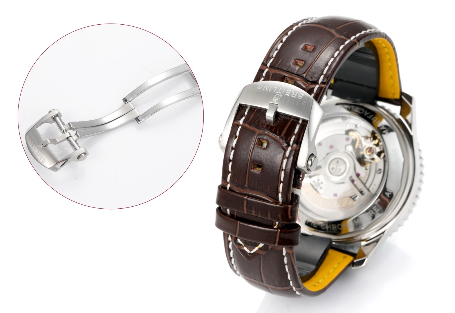 百年灵 Navitimer 腕表皮带,男,手表 8