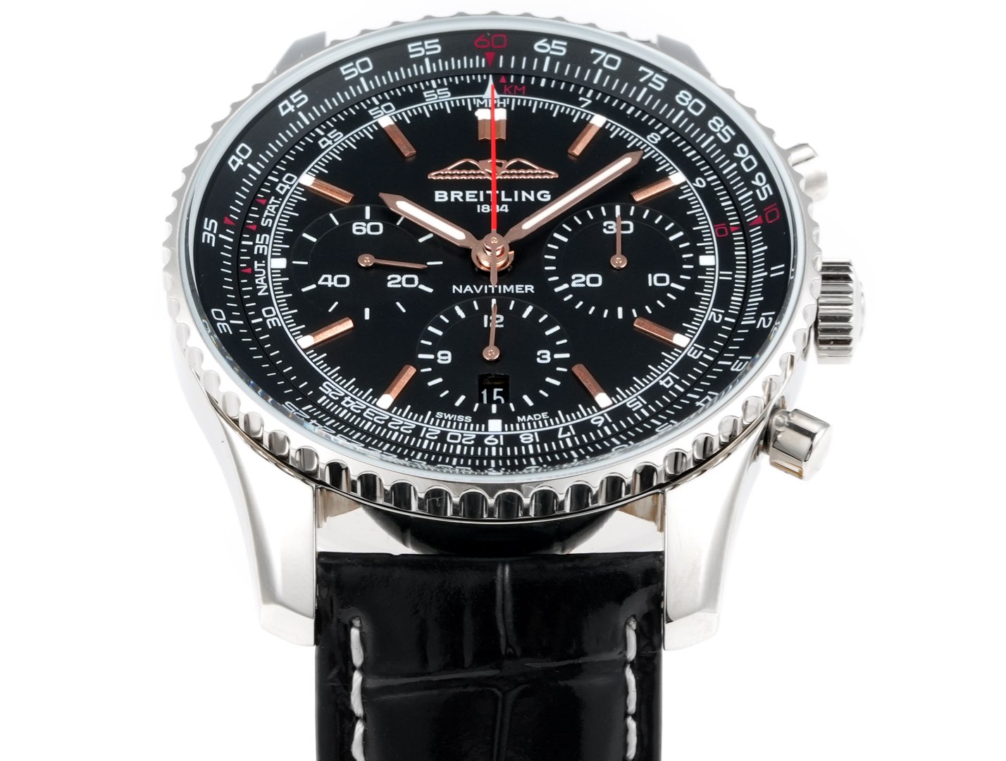 百年灵 Navitimer 腕表皮带,男,手表 3