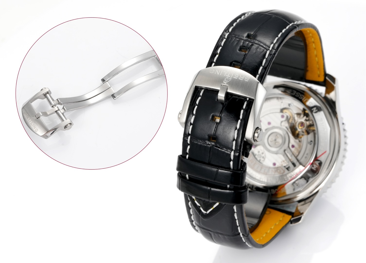 百年灵 Navitimer 腕表皮带,男,手表 8