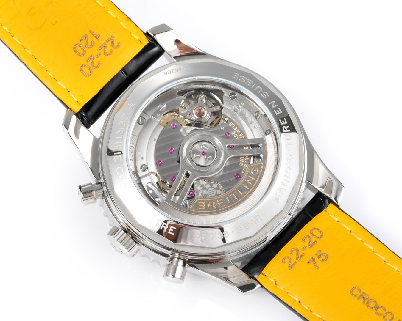 百年灵 Navitimer 腕表皮带,男,手表 9