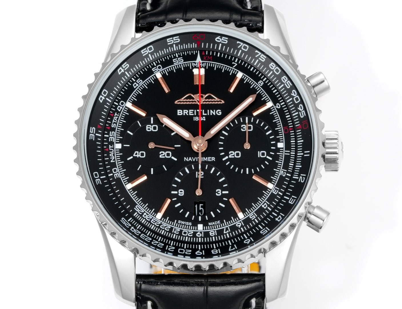 百年灵 Navitimer 腕表皮带,男,手表 2