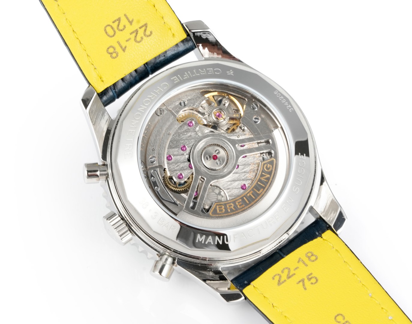 百年灵 Navitimer 航空计时腕表皮带,男,手表 9