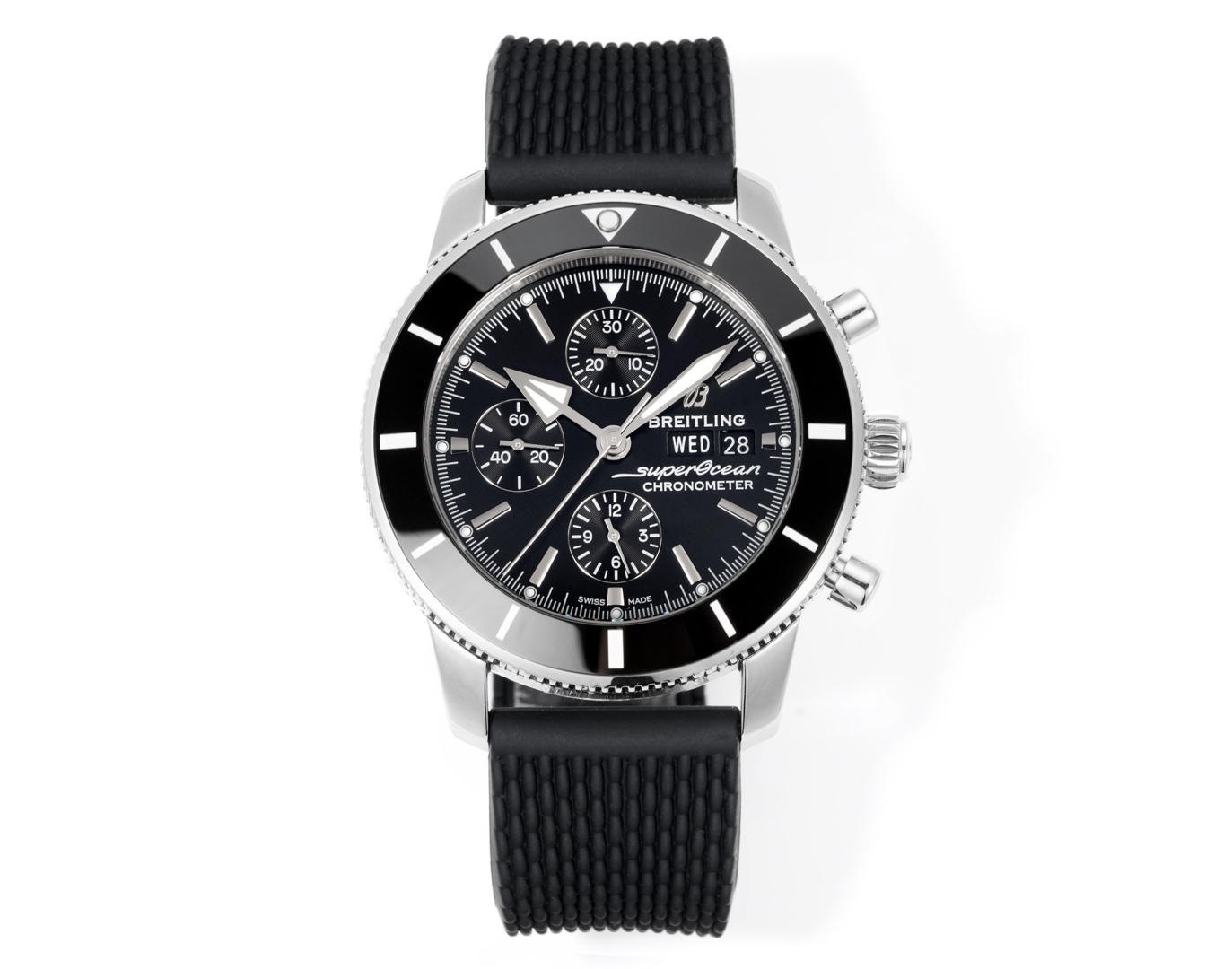 “100-Year Spirit Super-Ocean Culture Men’s Mechanical Wristwatch with Double Calendar Display”