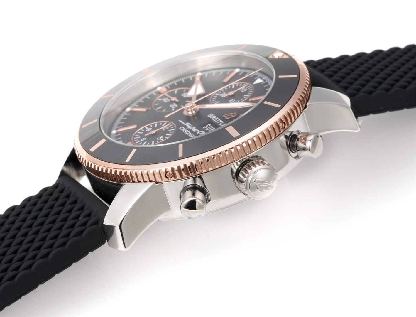 Ocean Culture Double Calendar Watch: BLS V2 Edition with Super-Luminova Nightlight and Milan Steel Belt - 图片 6