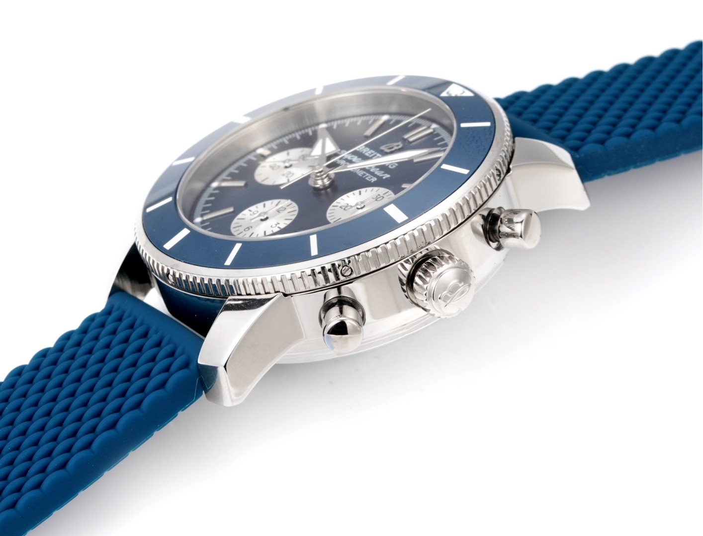Breitling Super Ocean Chronograph 46: 100-Year Spirit with Panda Clock and Milan Steel Belt - 图片 6