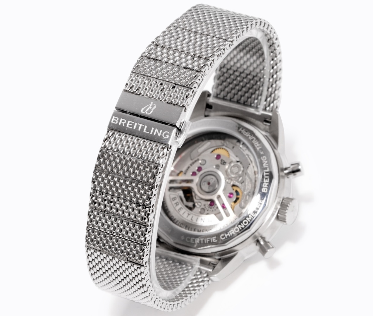 BLS新品 V2系列独家B01自动上铉机械机芯 百年灵 B01计时腕表（折叠扣）TOP TIME系列 彩色计时（Navitimer）百年灵以大胆色彩焕新演绎经典腕表。尺寸41mm，迭代款无疑是地道的独特计时腕表，带有后盖表面独特饰片，采用316精钢表圈，实现轻松握持，有效保护双面防眩蓝宝石表镜。表盘有黑色、蓝色及白色可选，均饰有大尺寸夜光指针和时标，机芯：独家B01自动上铉机械机芯做工完美，欢迎品鉴。