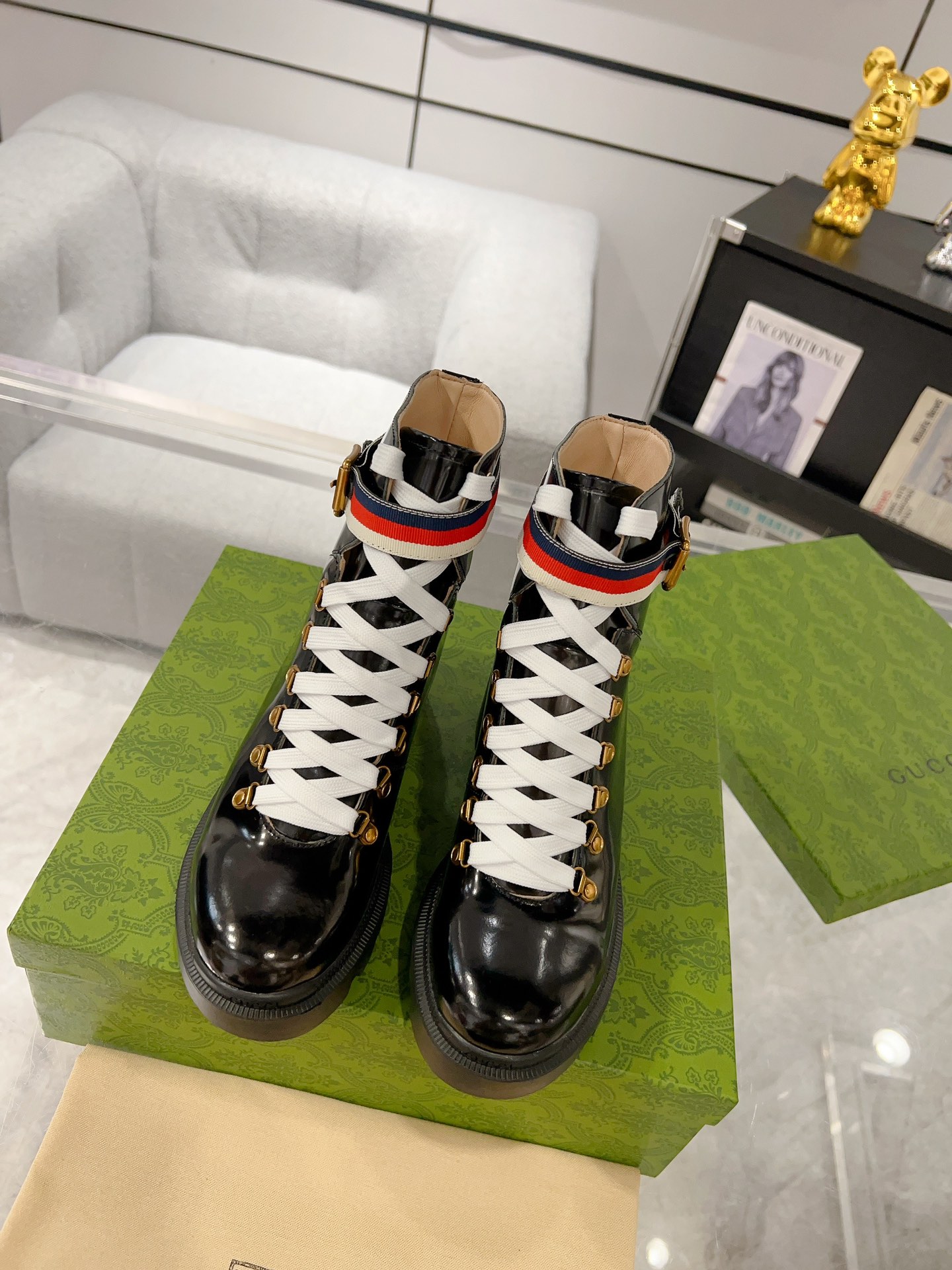 Gucci Fashion
 Short Boots Cowhide Sheepskin