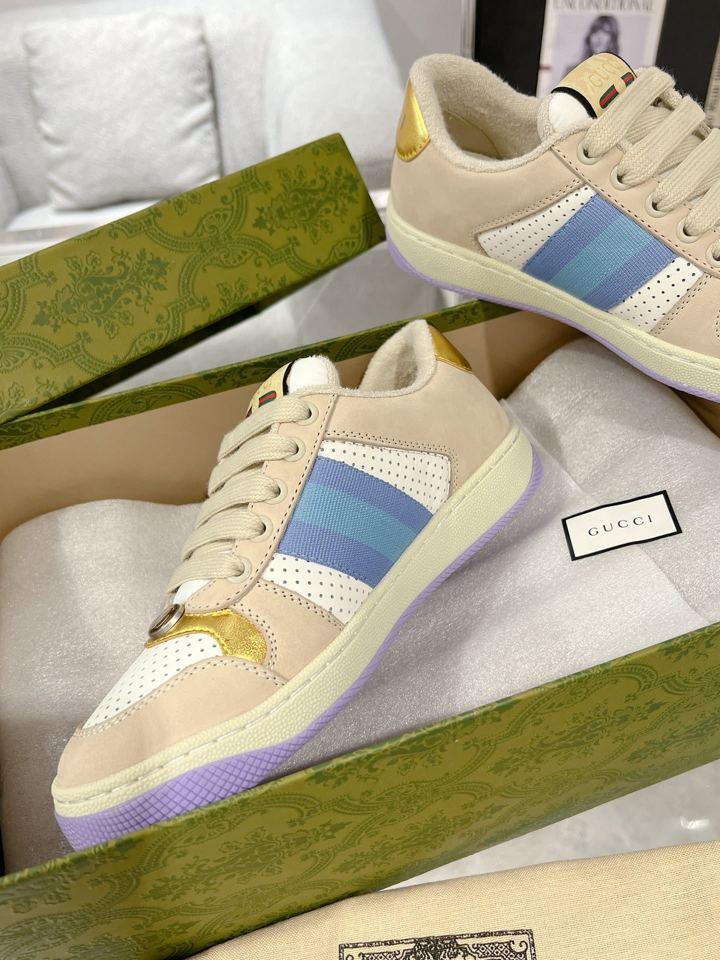 古驰 Gucci 经典高奢皮鞋鞋履高跟鞋 #799716B0 5