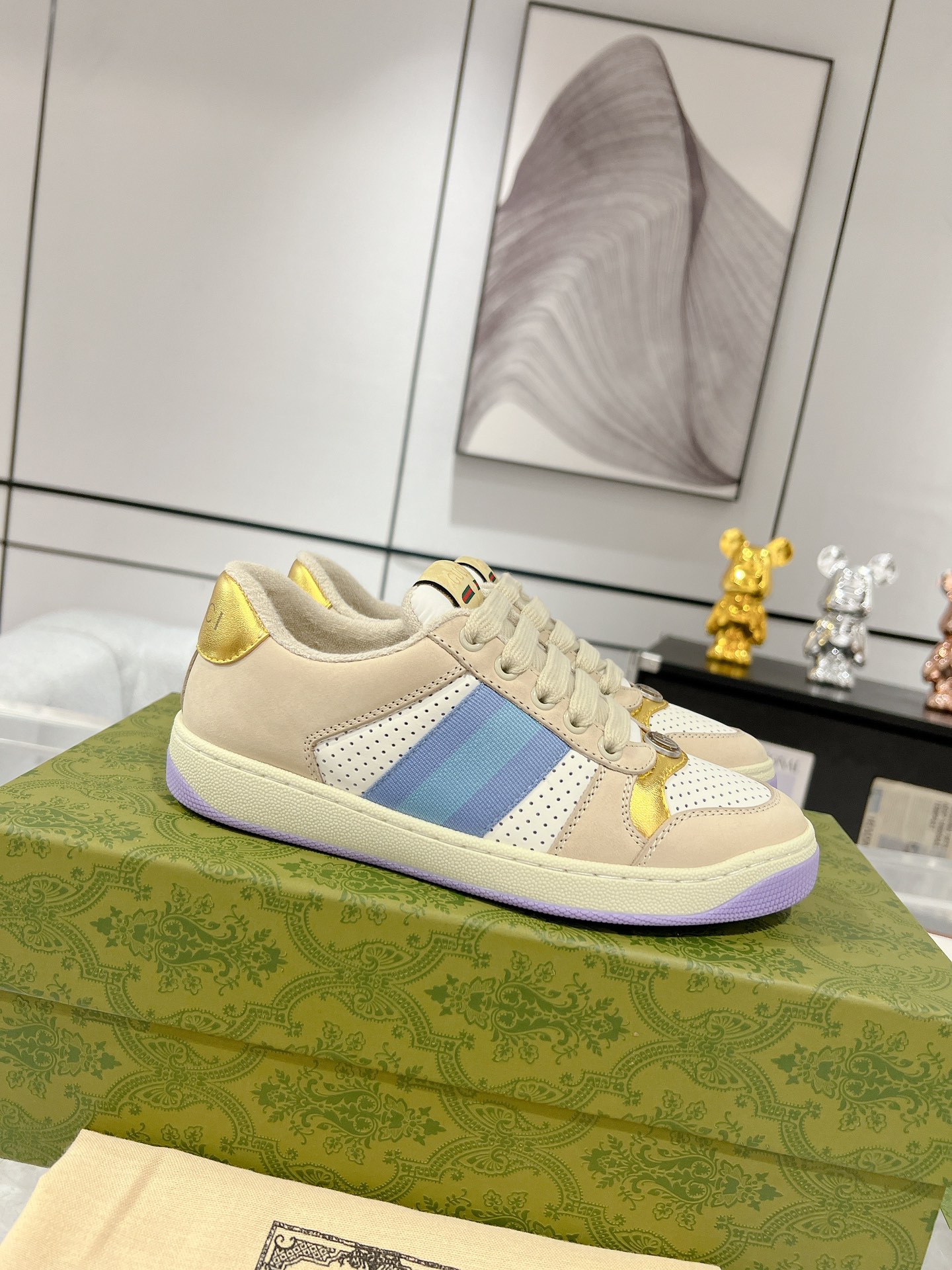 古驰 Gucci 经典高奢皮鞋鞋履高跟鞋 #799716B0 2