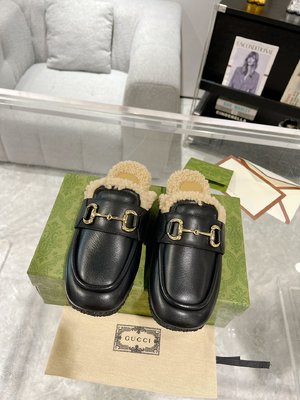 Gucci Good Shoes Mules Lambswool