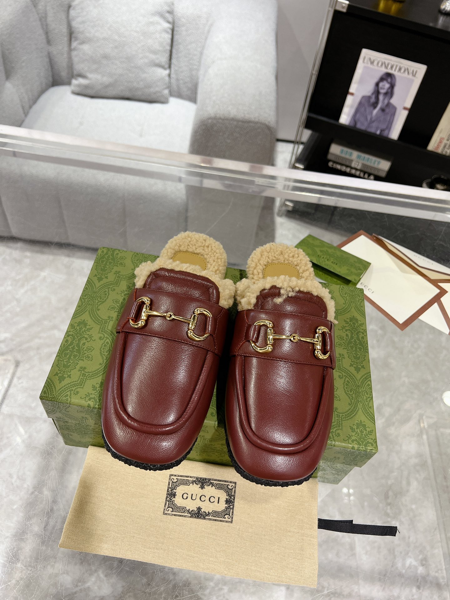 Gucci Shoes Mules Lambswool