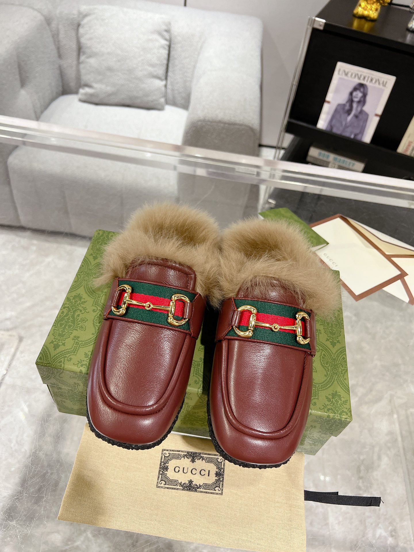Gucci Shoes Mules Wool