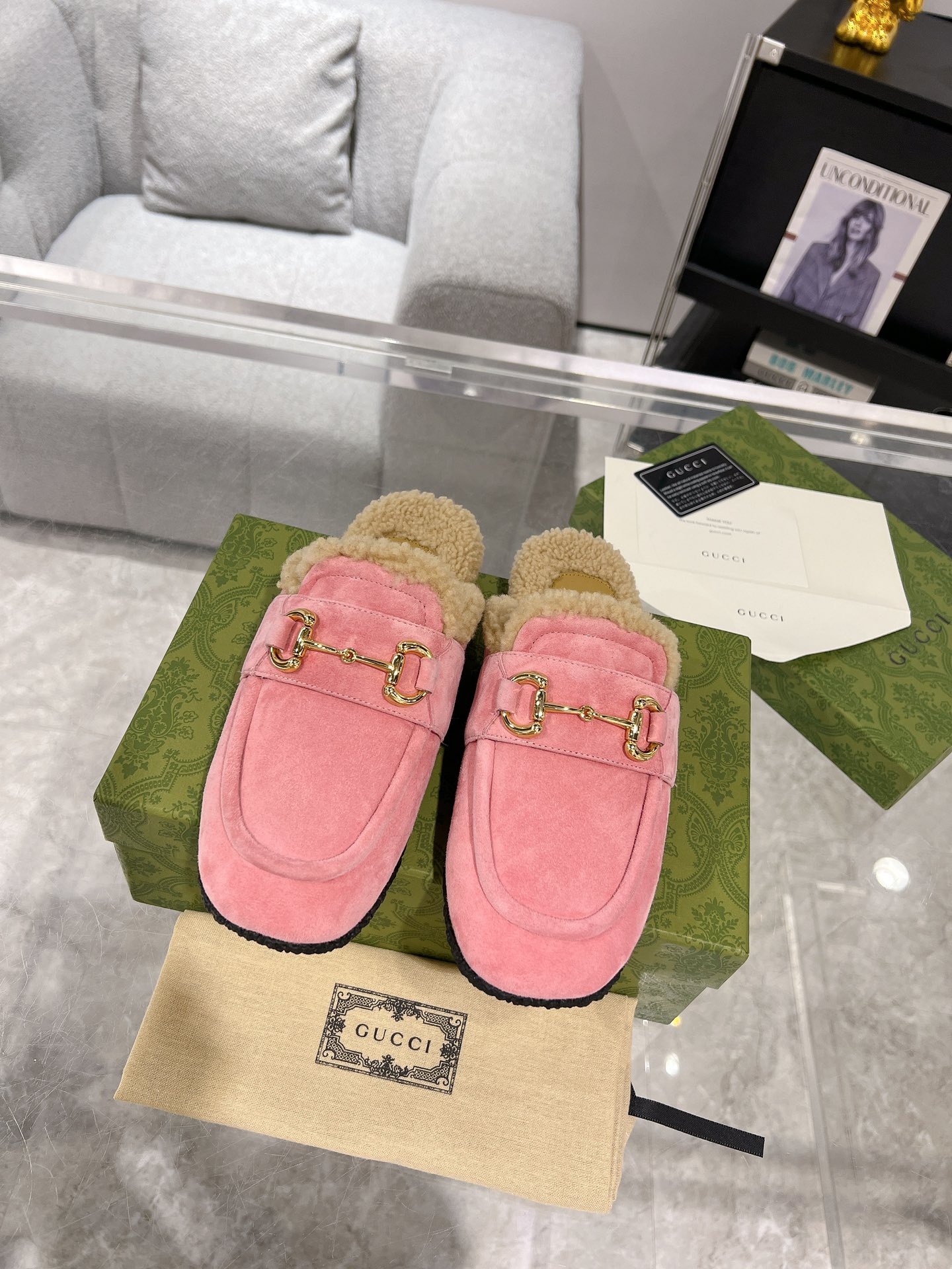 Gucci Klapki buty mules