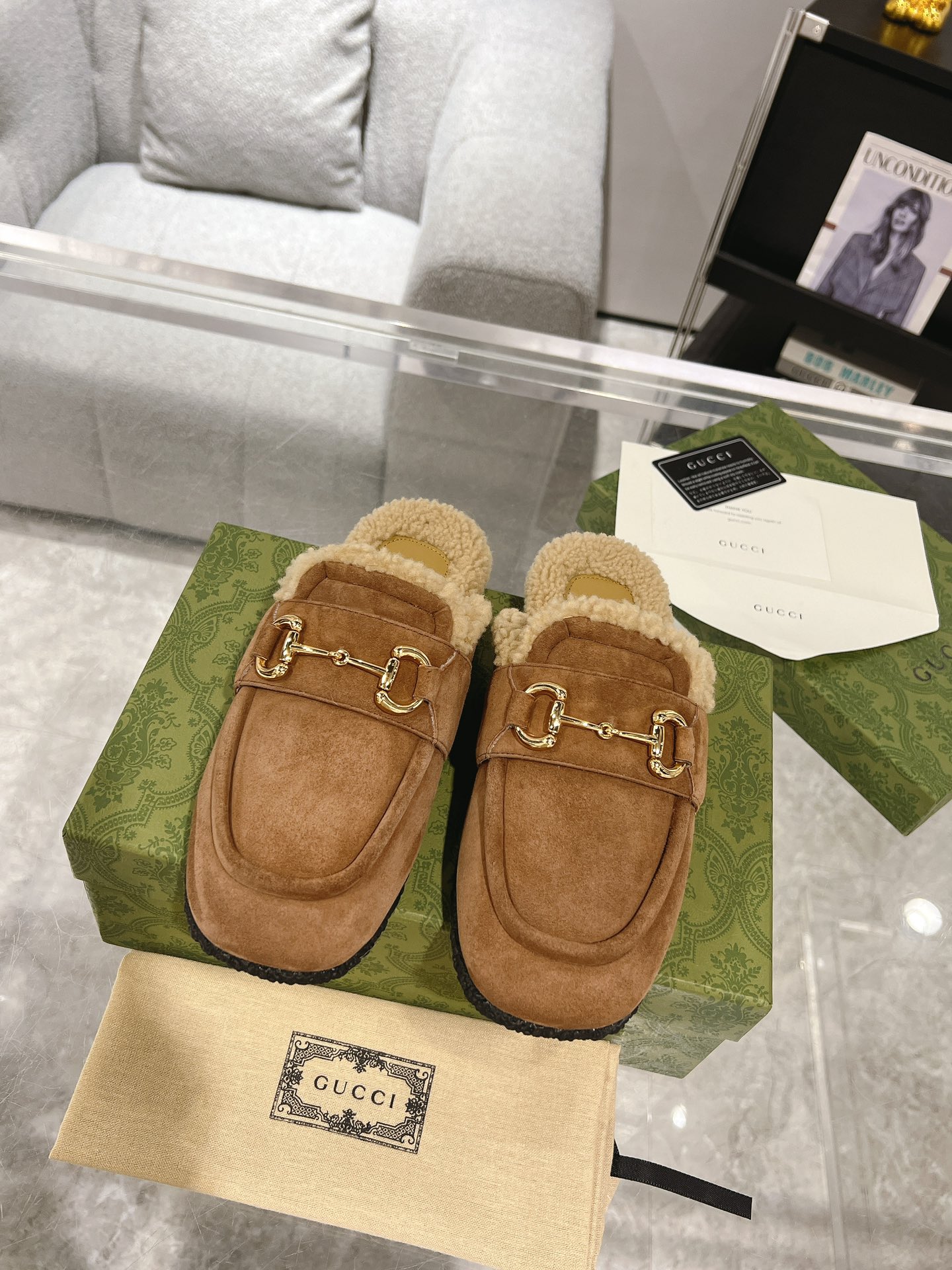 Gucci Klapki buty mules