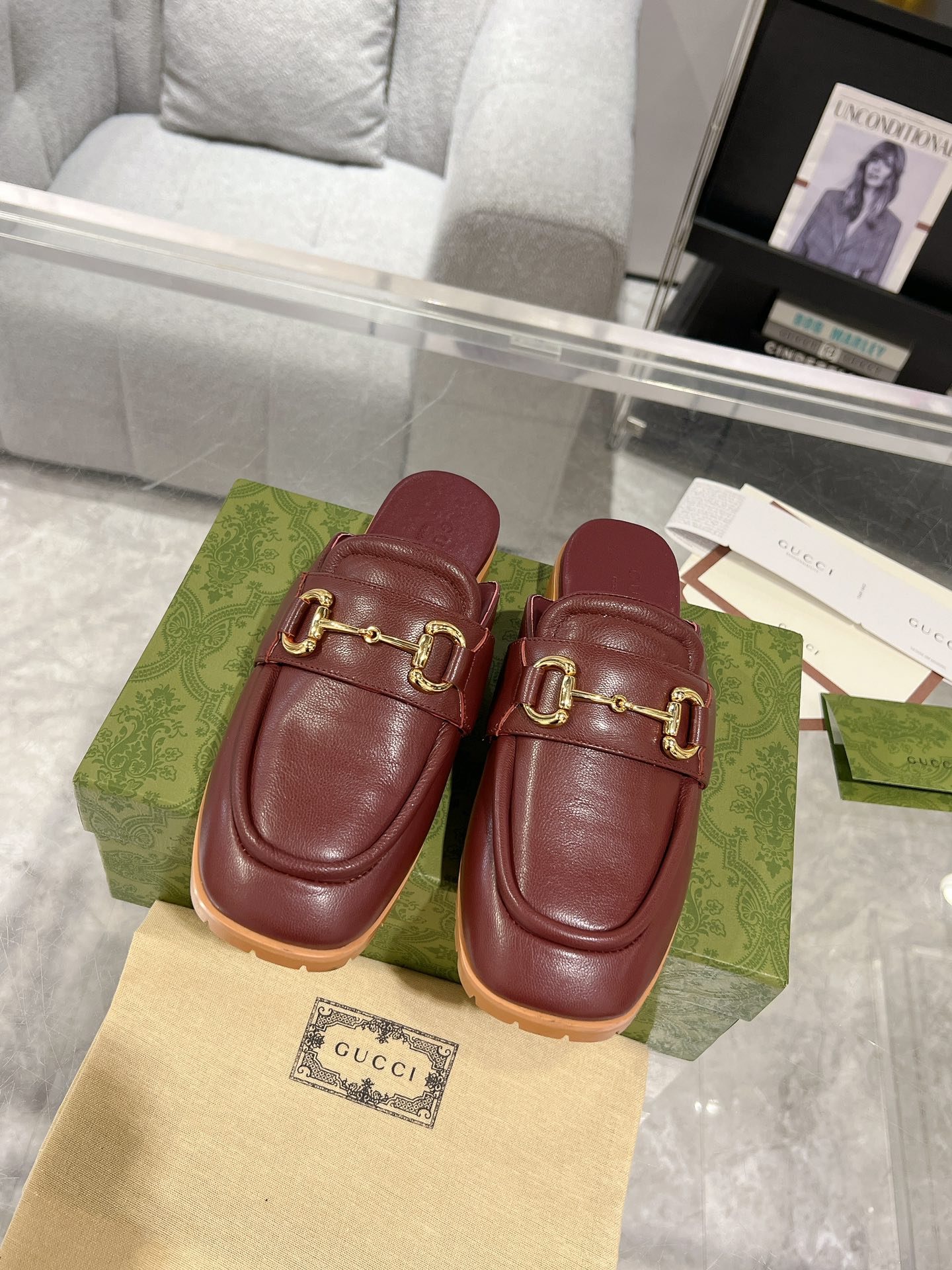 Gucci Klapki buty mules 2024 AAA Replica Polska 1. kopia