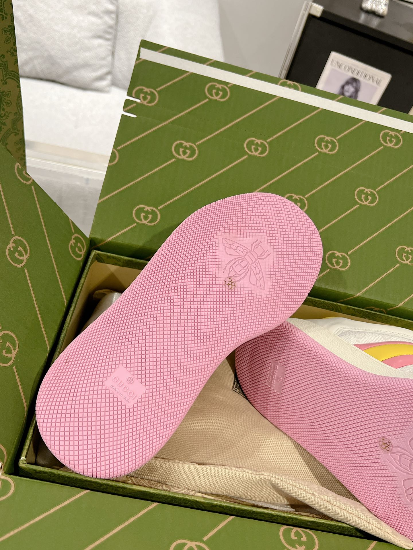 Gucci Screenerシリーズ 厚底スポーツシューズ カップル向け 6cm増高