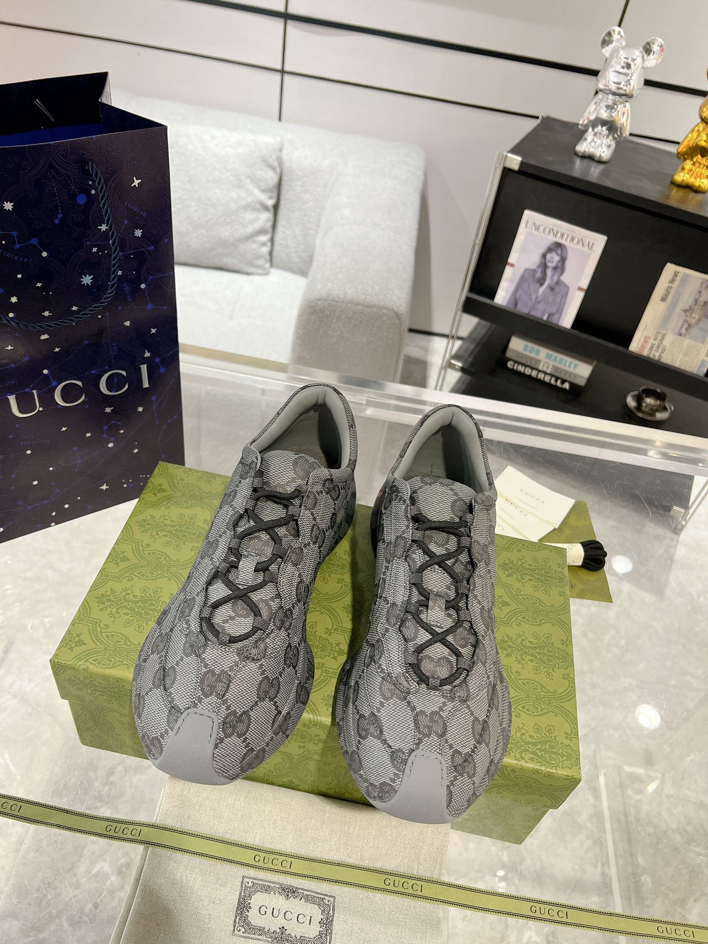 Goedkope replica
 Gucci Schoenen Sportschoenen Joggingbroek