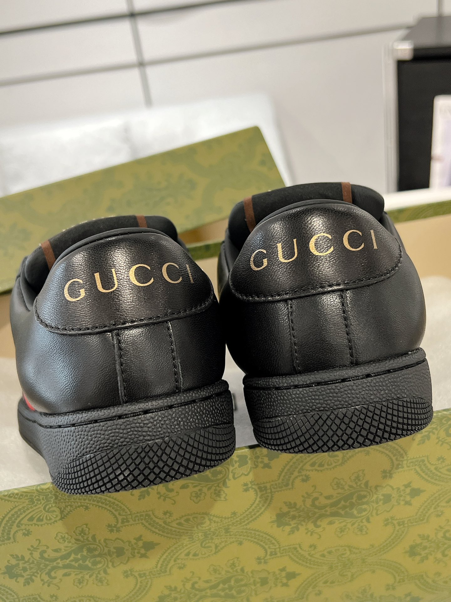 Gucci Screenerシリーズ カップル向け スポーツシューズ