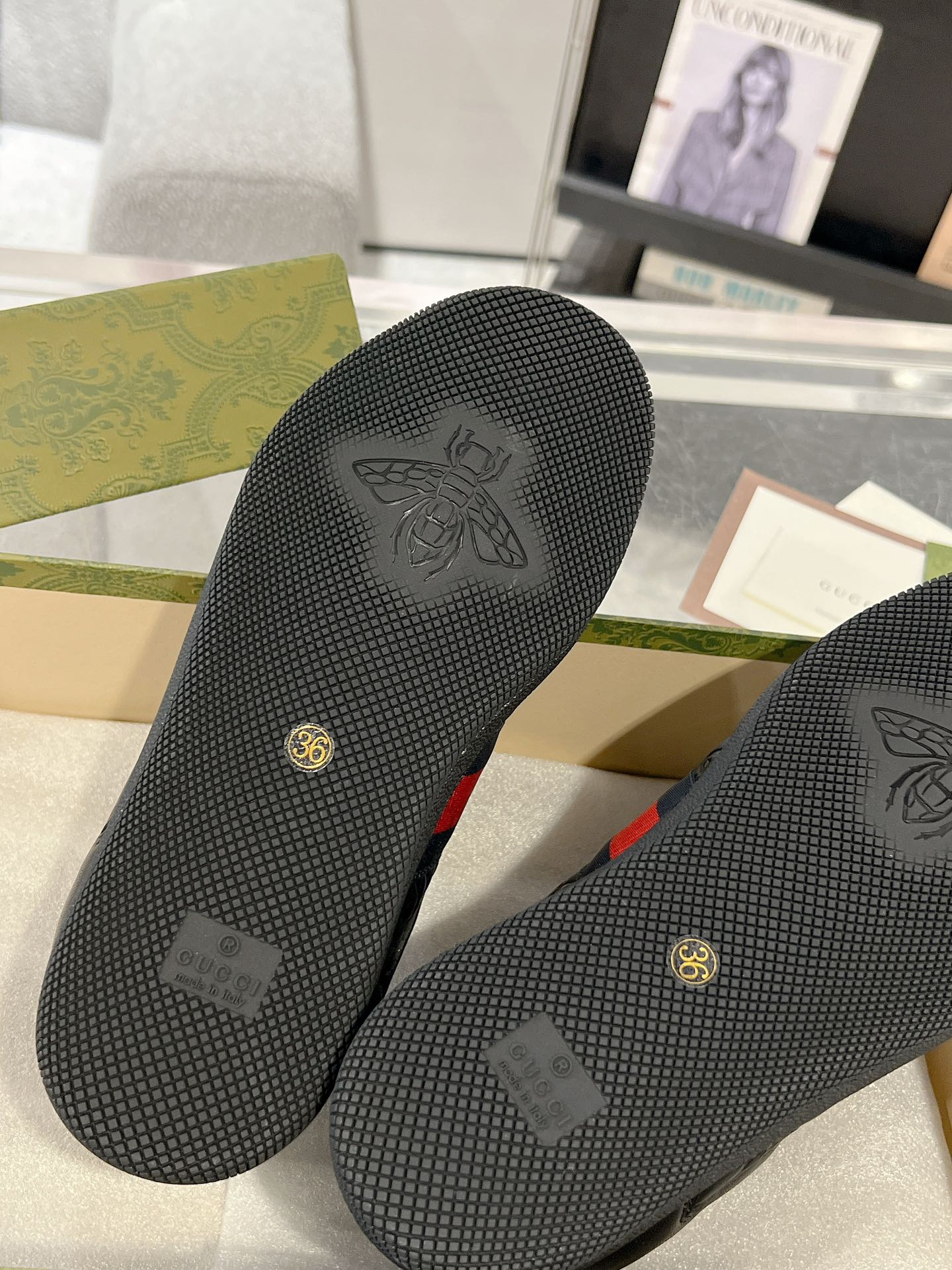 Gucci Screenerシリーズ カップル向け スポーツシューズ