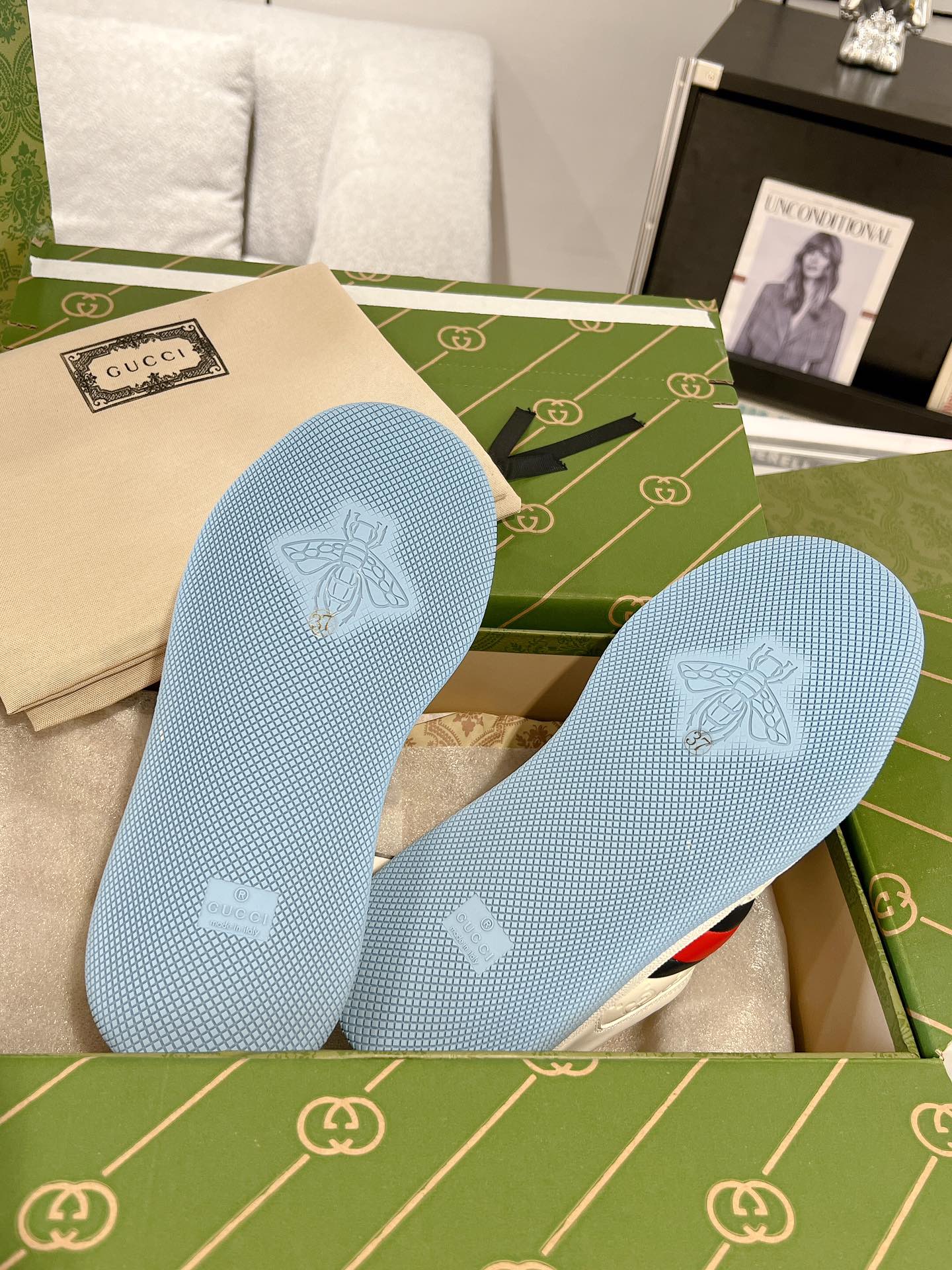 Gucci Screenerシリーズ 厚底スポーツシューズ カップル向け 6cm増高