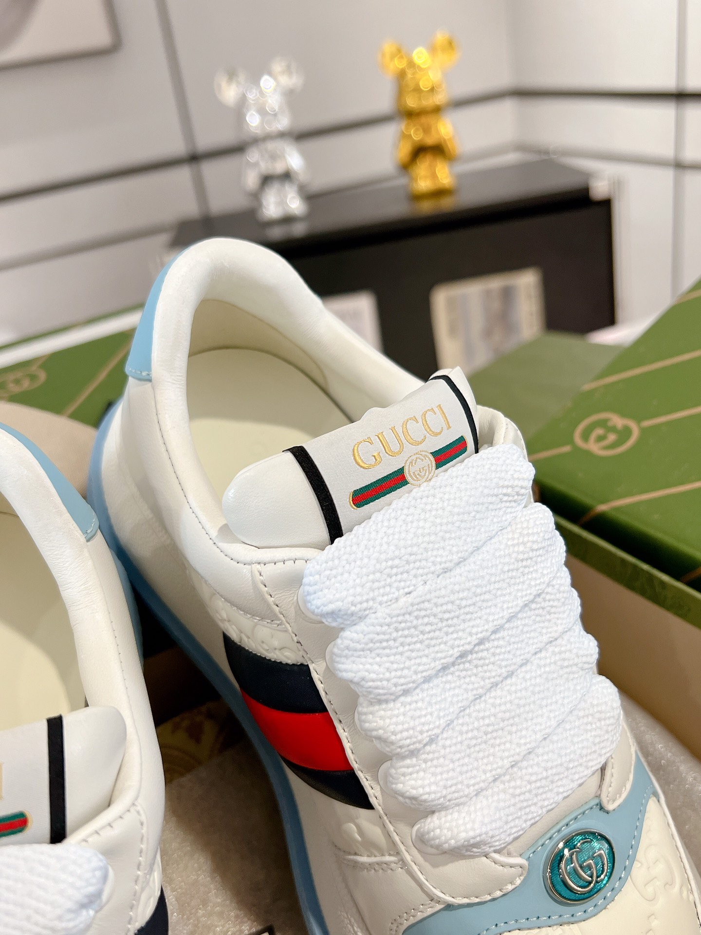 Gucci Screenerシリーズ 厚底スポーツシューズ カップル向け 6cm増高