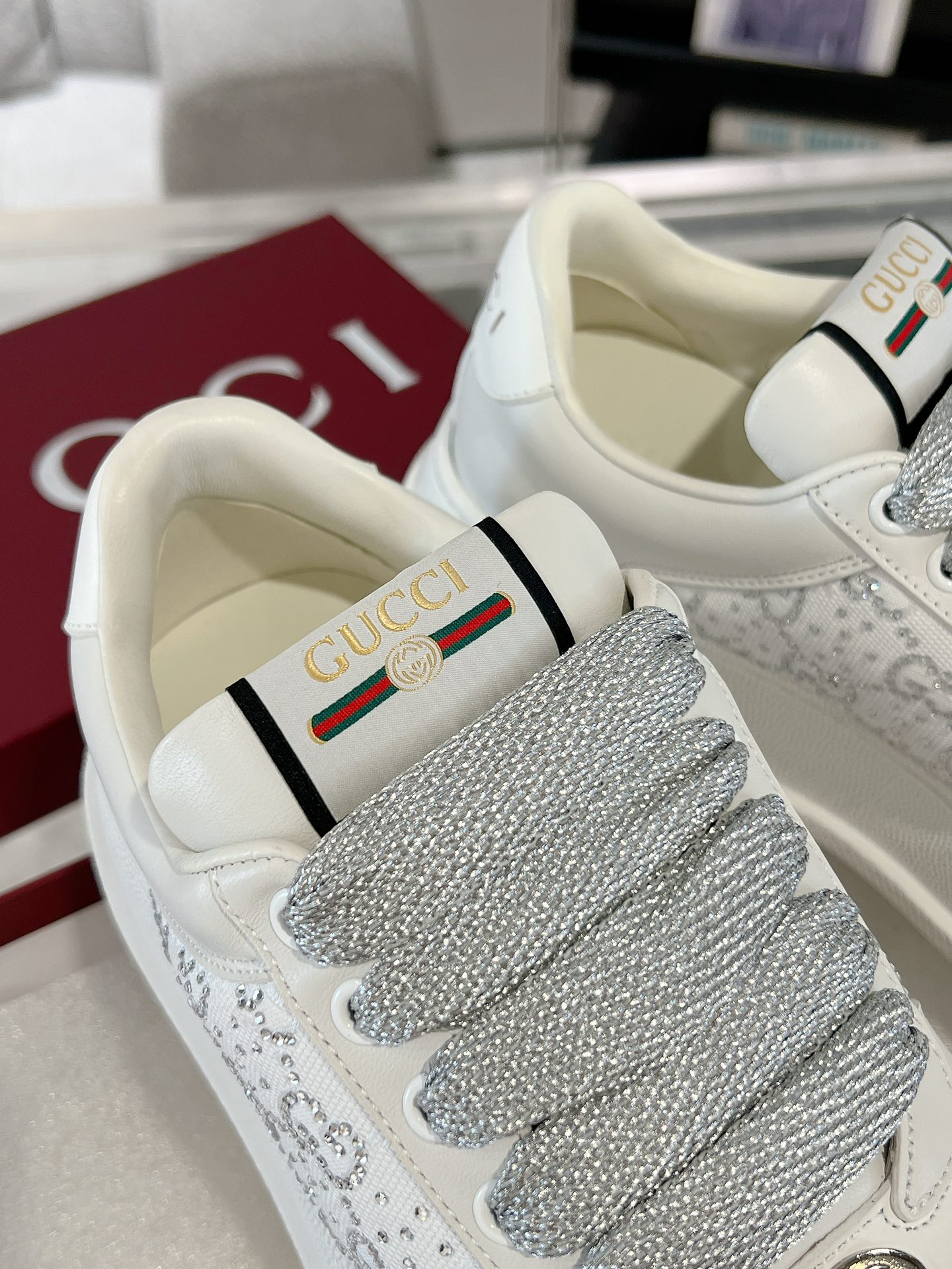 Gucci Screenerシリーズ 女款 厚底脏脏鞋 6cm増高