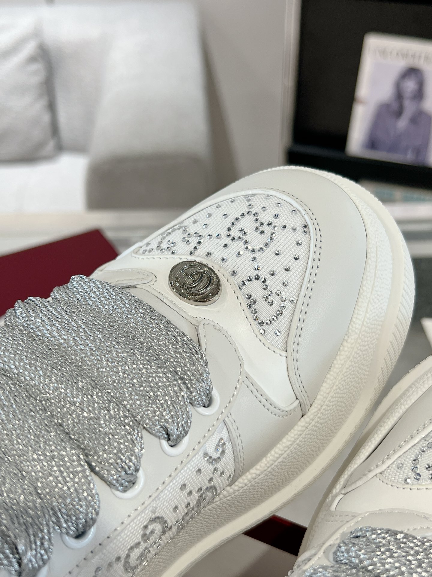 Gucci Screenerシリーズ 女款 厚底脏脏鞋 6cm増高