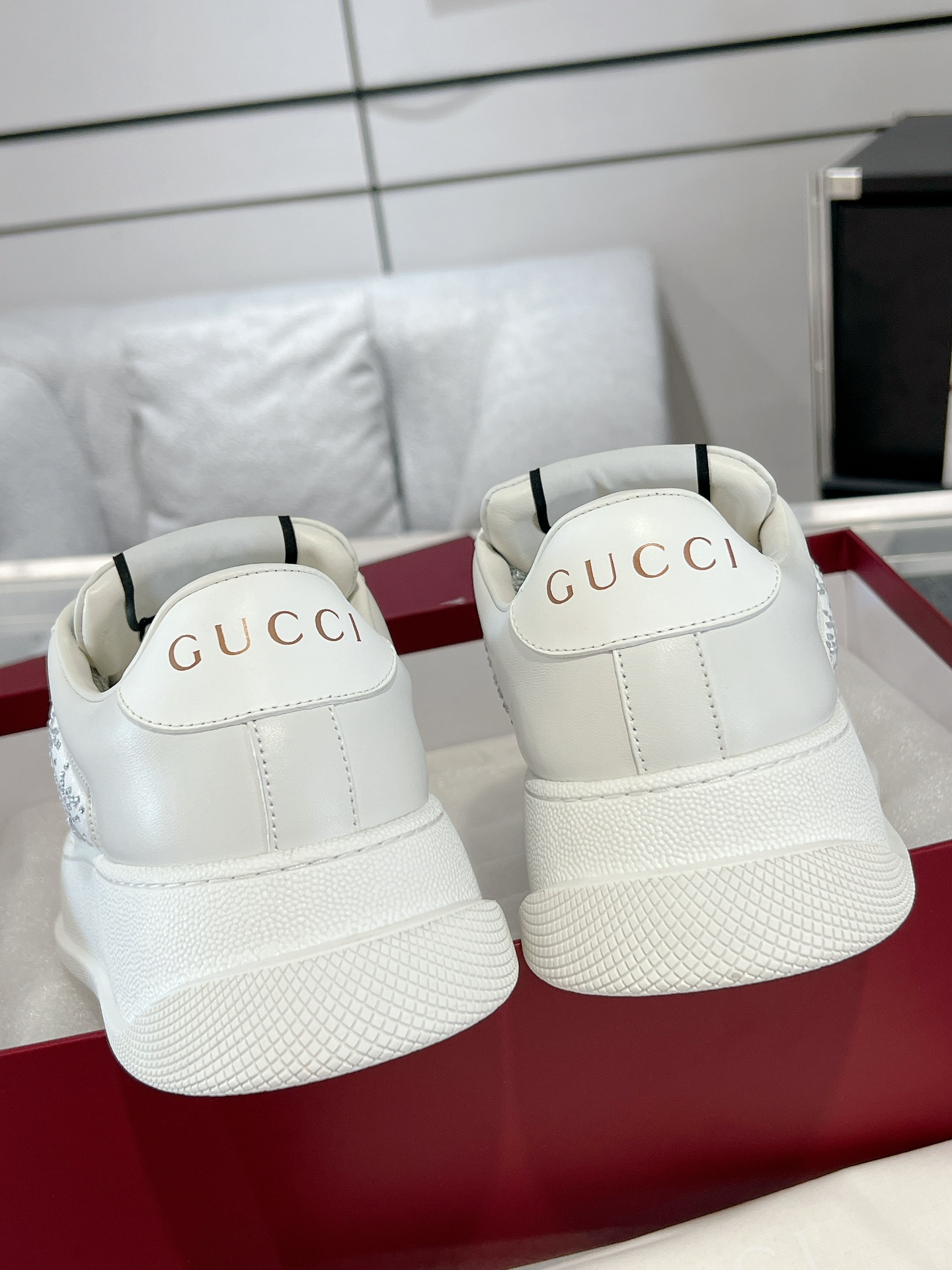 Gucci Screenerシリーズ 女款 厚底脏脏鞋 6cm増高