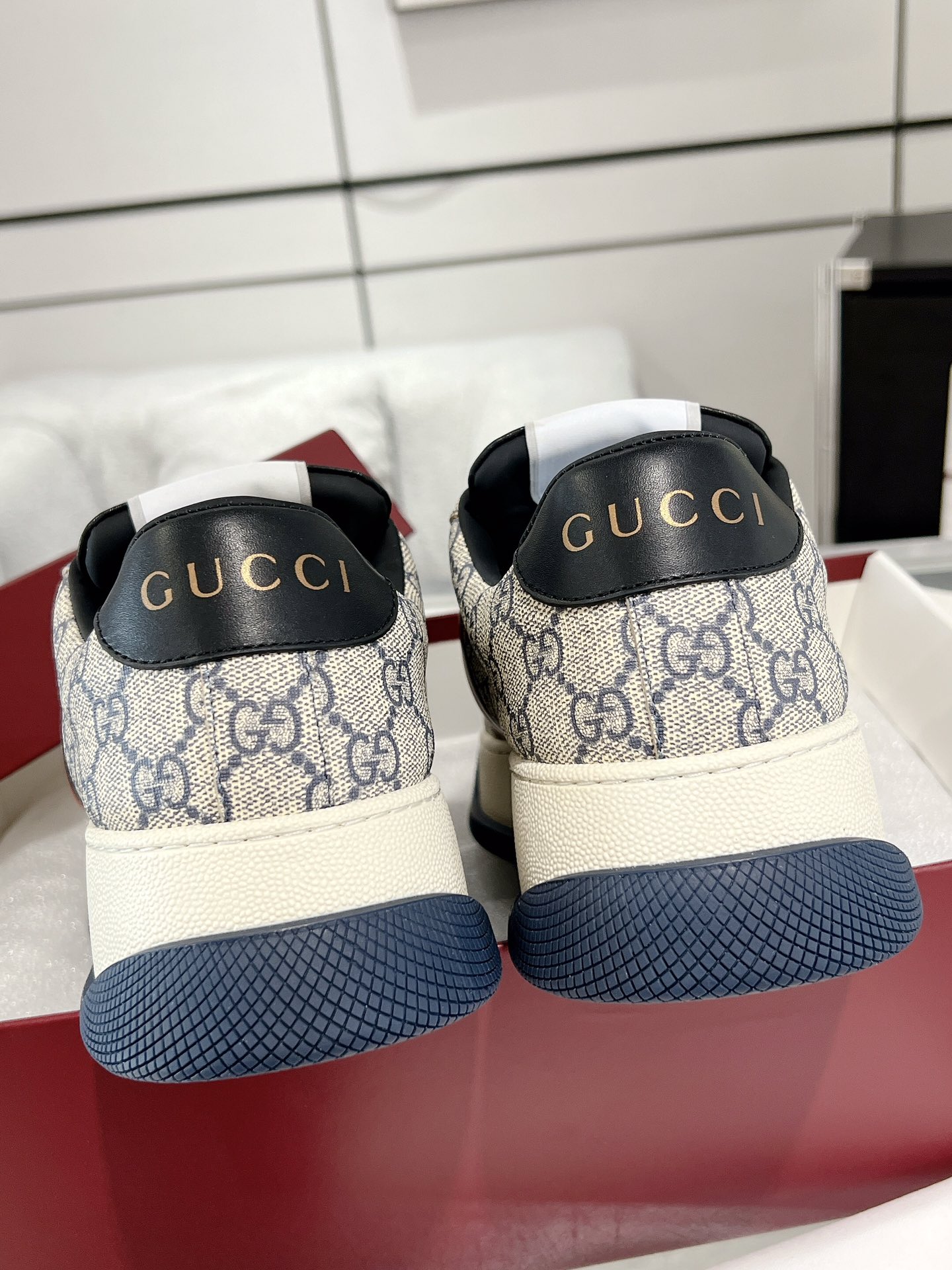 Gucci Screenerシリーズ厚底スポーツシューズ カップル向け6cm増高