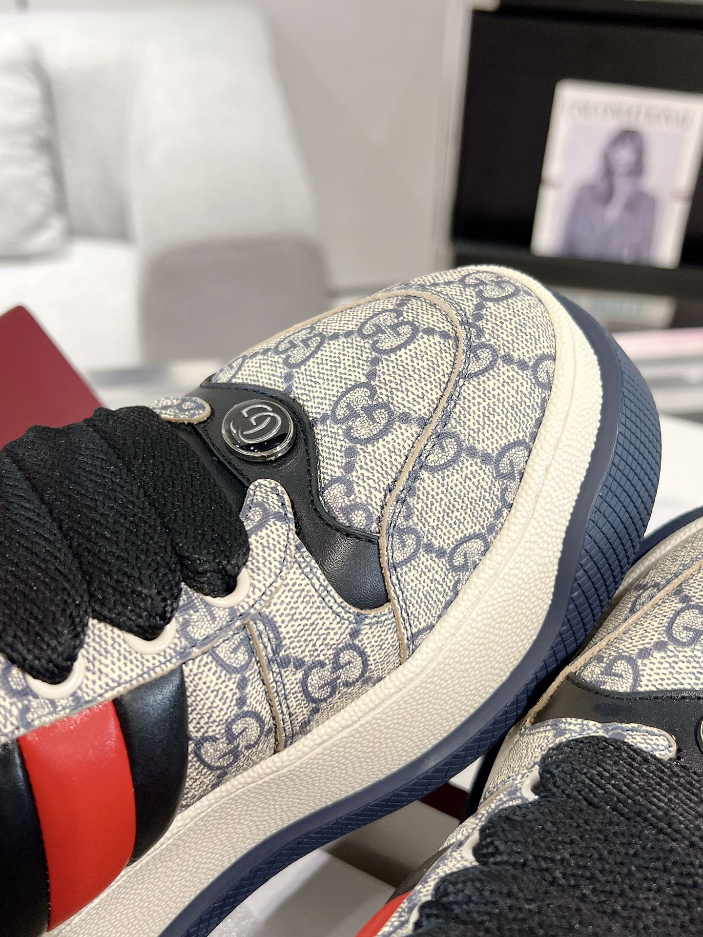 Gucci Screenerシリーズ厚底スポーツシューズ カップル向け6cm増高