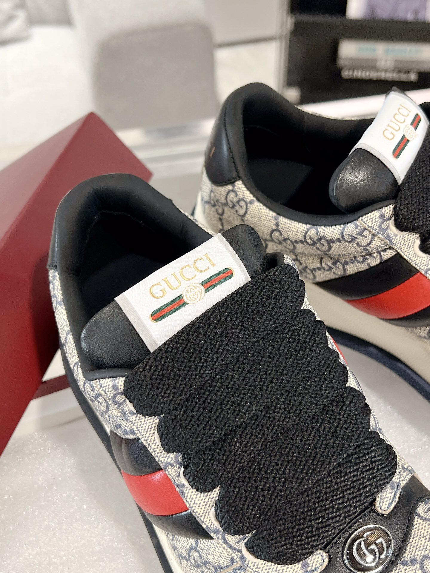 Gucci Screenerシリーズ厚底スポーツシューズ カップル向け6cm増高