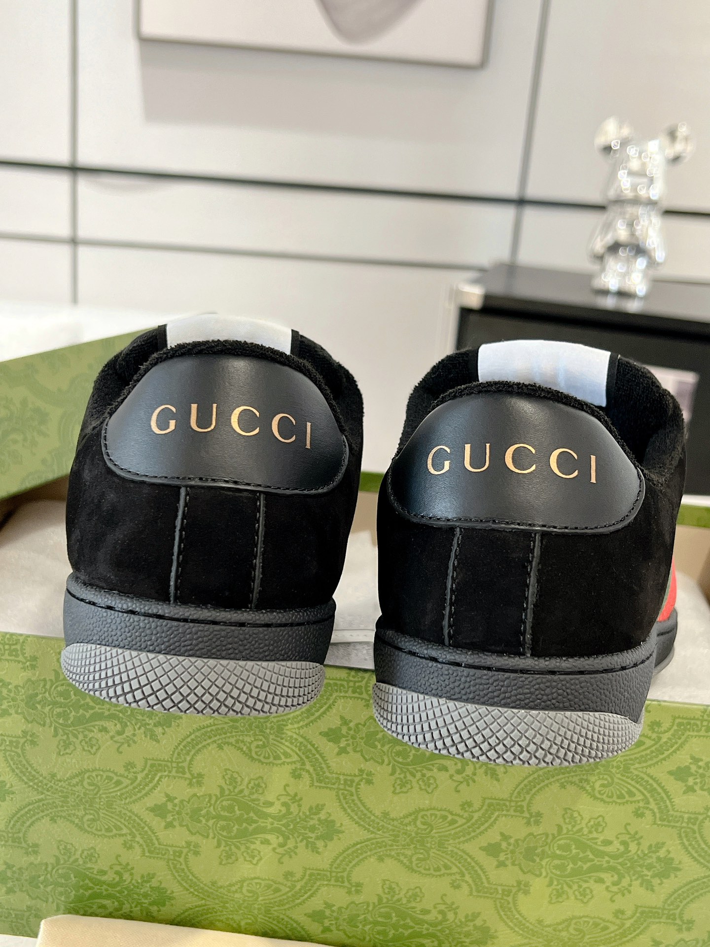 Gucci Screenerシリーズ 男女兼用 カップル用 スポーツシューズ