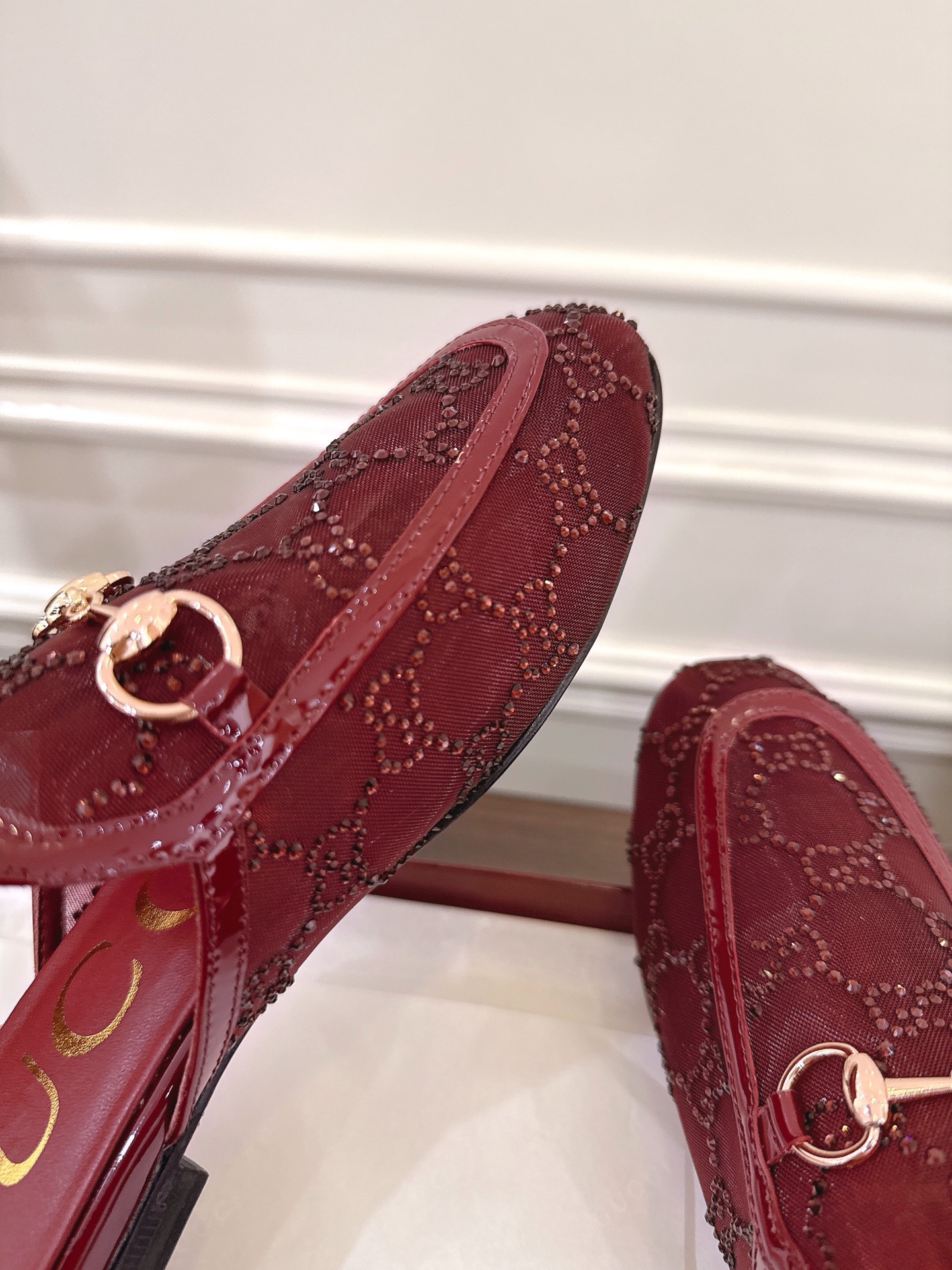Gucci Horsebit Women's Burgundy Mules Slides - Sizes 35-42 Available 9 i1752079312658 3568 0 7