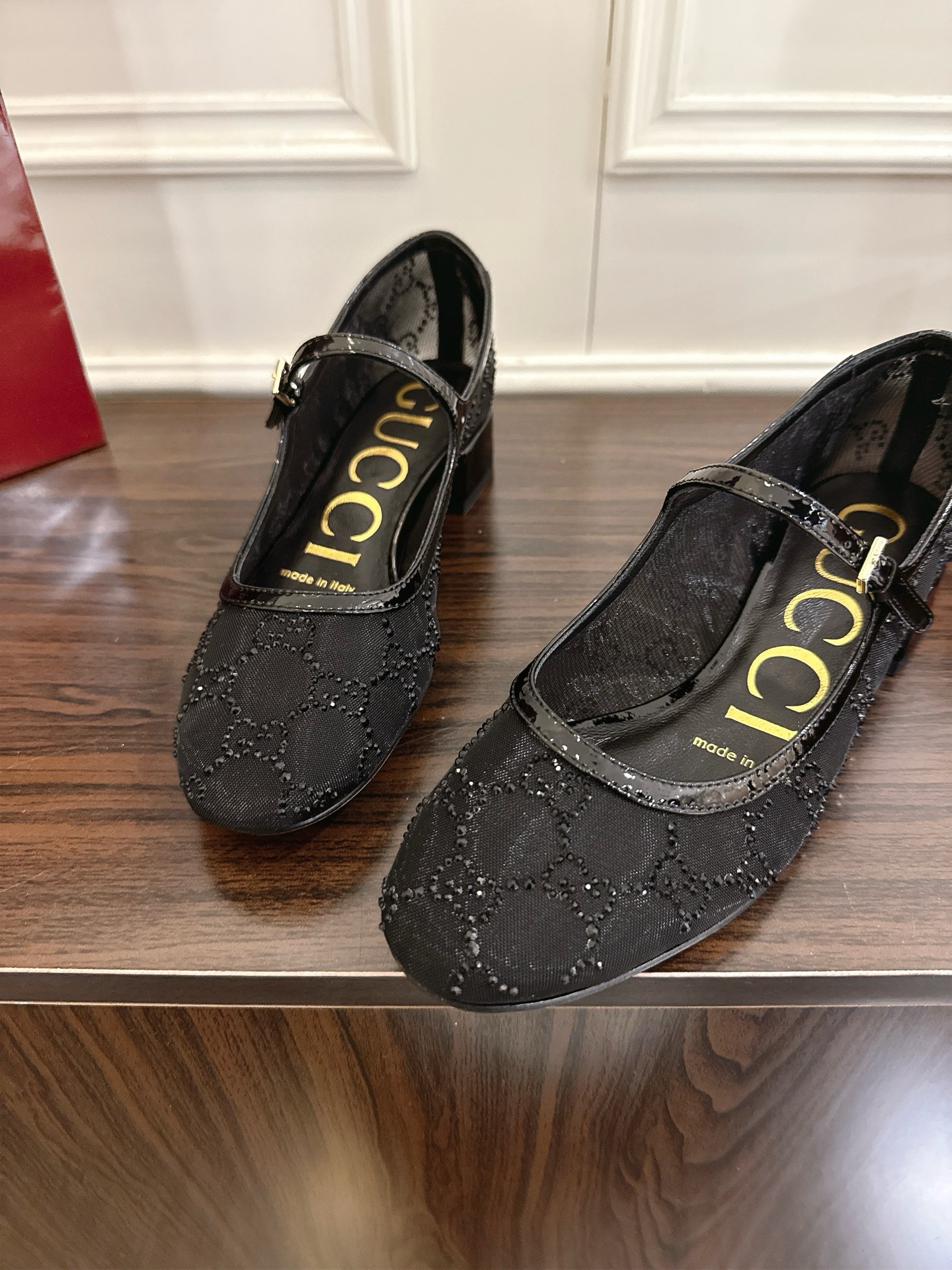 Gucci Women's Black Mary Jane Ballerina Shoes with Iconic Logo, Sizes 35-42 8 i1752570911458 8987 0 6