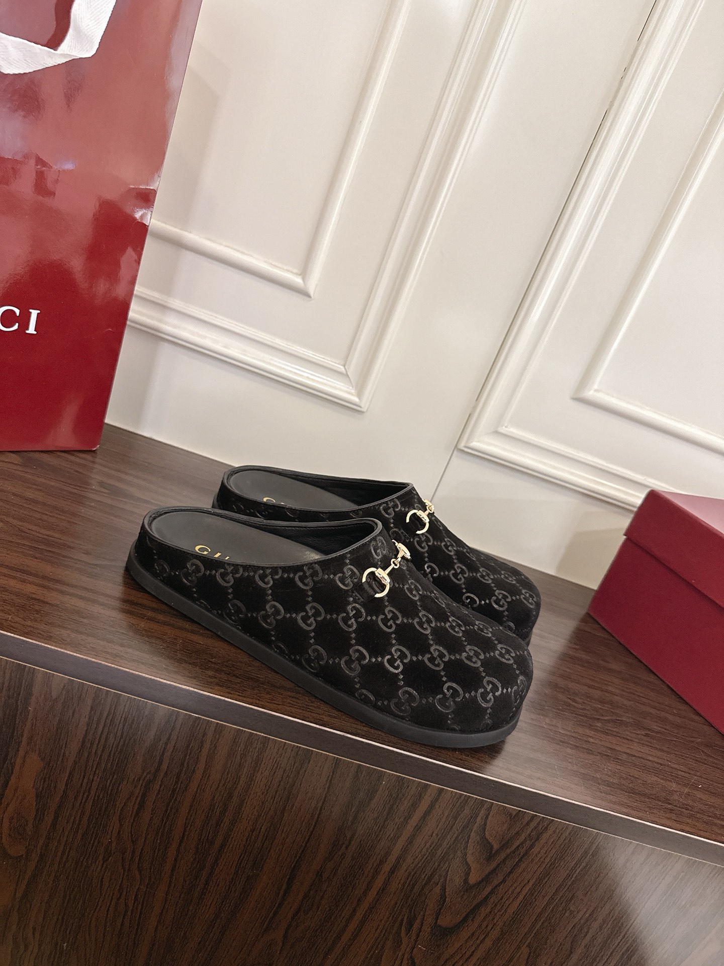 Gucci Gucci 女士马衔扣穆勒鞋 半拖鞋‼