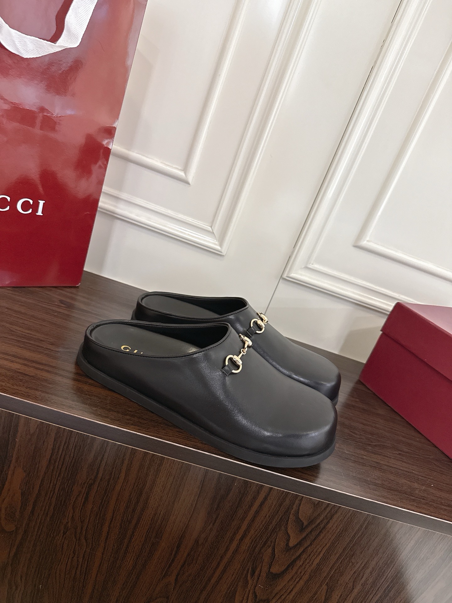 Gucci Gucci 女士马衔扣穆勒鞋 半拖鞋‼