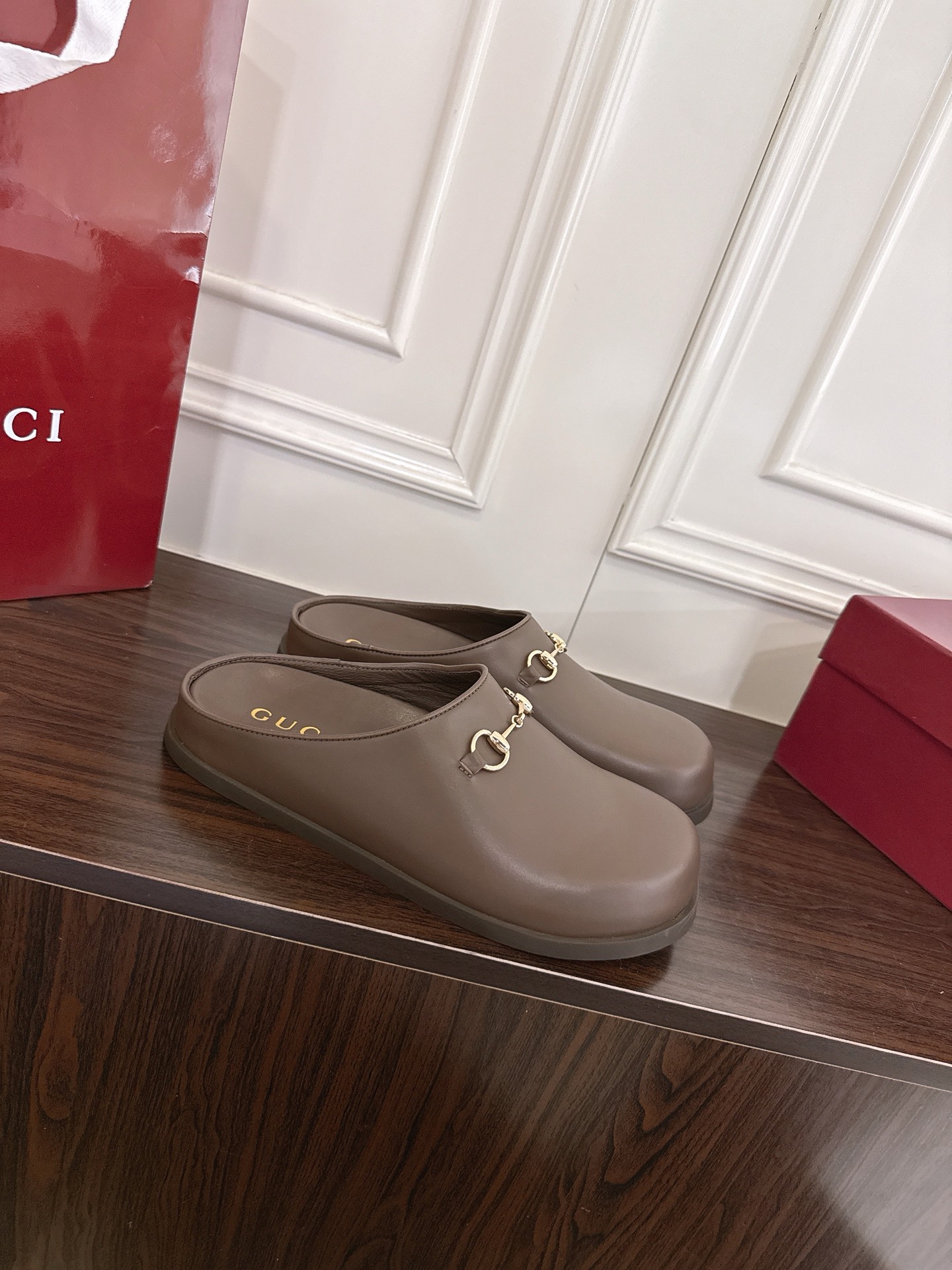 Gucci Gucci 女士马衔扣穆勒鞋 半拖鞋‼