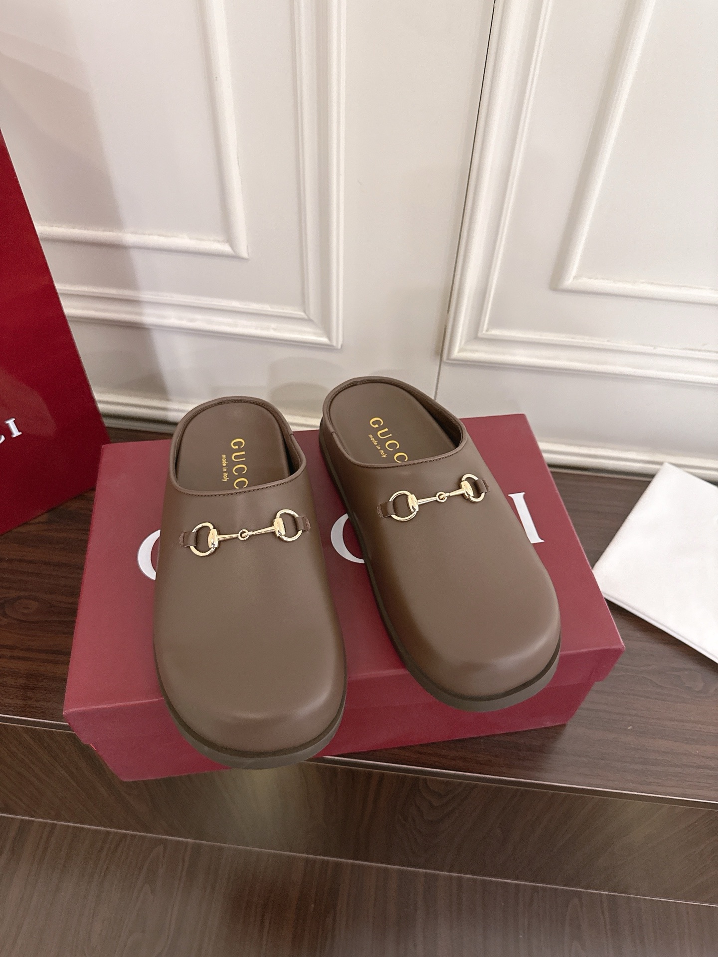 Gucci Gucci 女士马衔扣穆勒鞋 半拖鞋‼