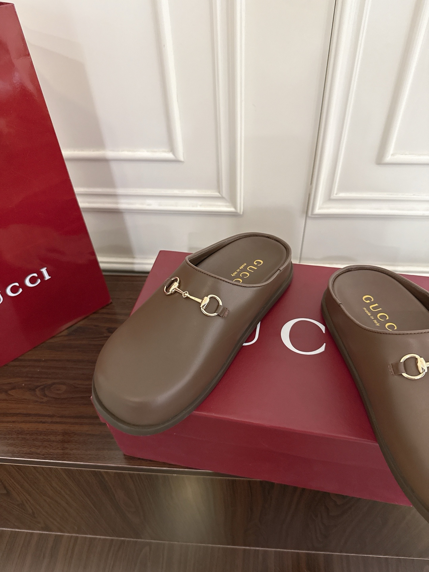 Gucci Gucci 女士马衔扣穆勒鞋 半拖鞋‼