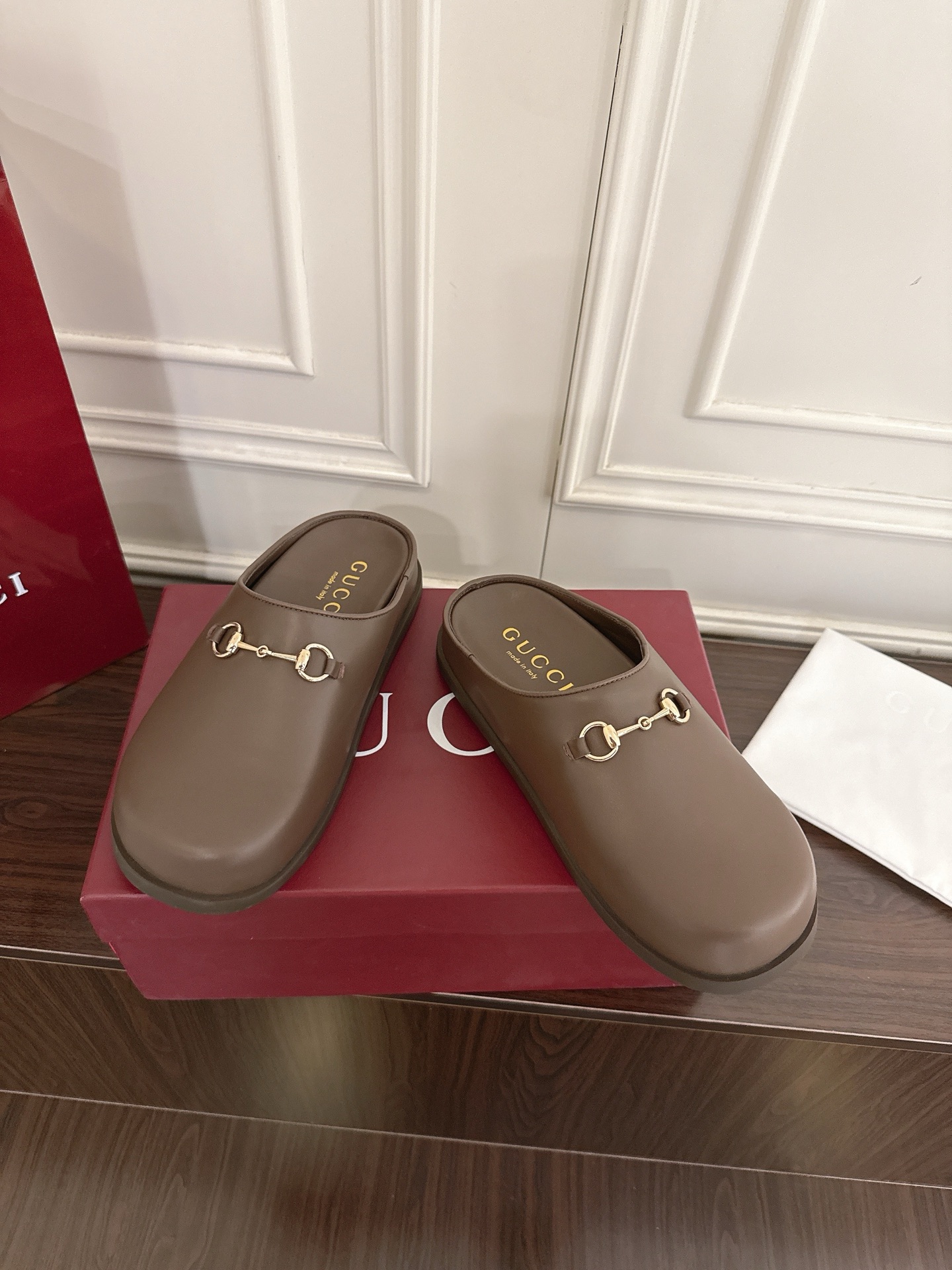 Gucci Gucci 女士马衔扣穆勒鞋 半拖鞋‼